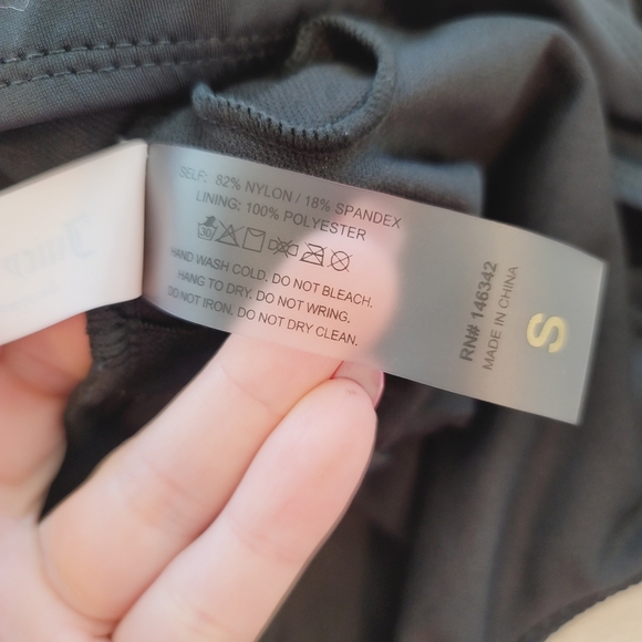 Juicy Couture Black One Piece Swimsuit Women's Size Small - Picture 5 of 12